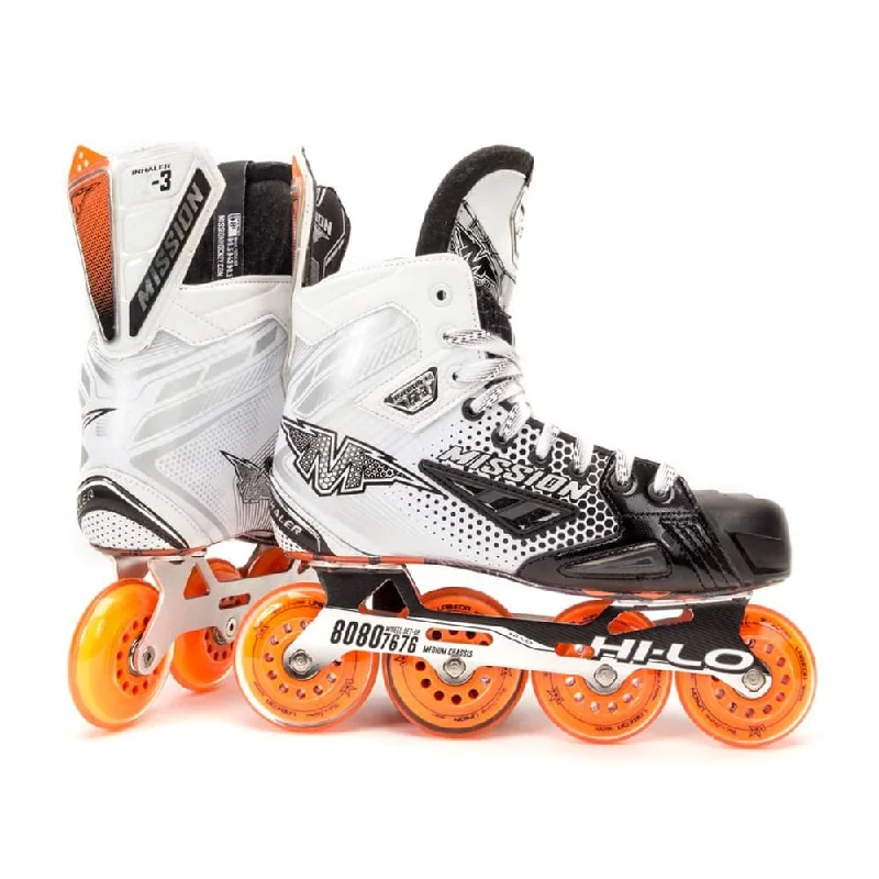 Durable Ice Skates for Long-Lasting Use-Mission Senior Inhaler Fz-3 Inline Roller Hockey Skates