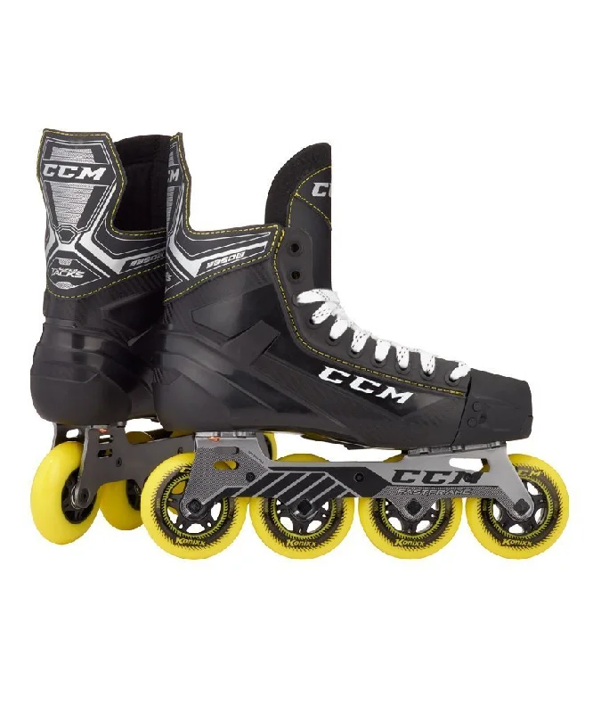 Premium Skate Shoes with Wheels for Versatile Riding-CCM SUPER TACKS 9350 JUNIOR INLINE ROLLER HOCKEY SKATES