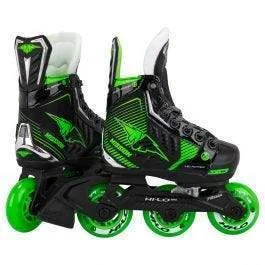 Lightweight Ice Skates for Quick Turns-Mission Rh Lil'Ripper Youth Adjustable sz 11-1 yth Inline Roller Hockey Skates