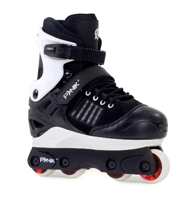 Custom Roller Skates with Colorful Designs-Anarchy Panik III Kids Adjustable Aggressive Inline Skates