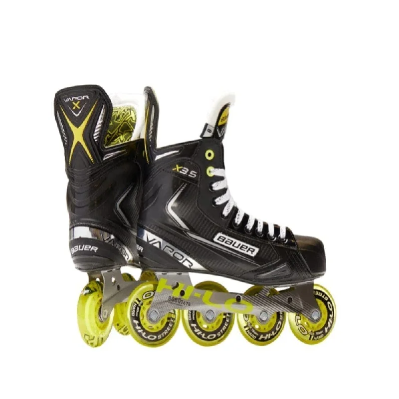 Skate Shoes with Wheels for Versatile Riding-Bauer Vapor X3.5 Inline Hockey Skates