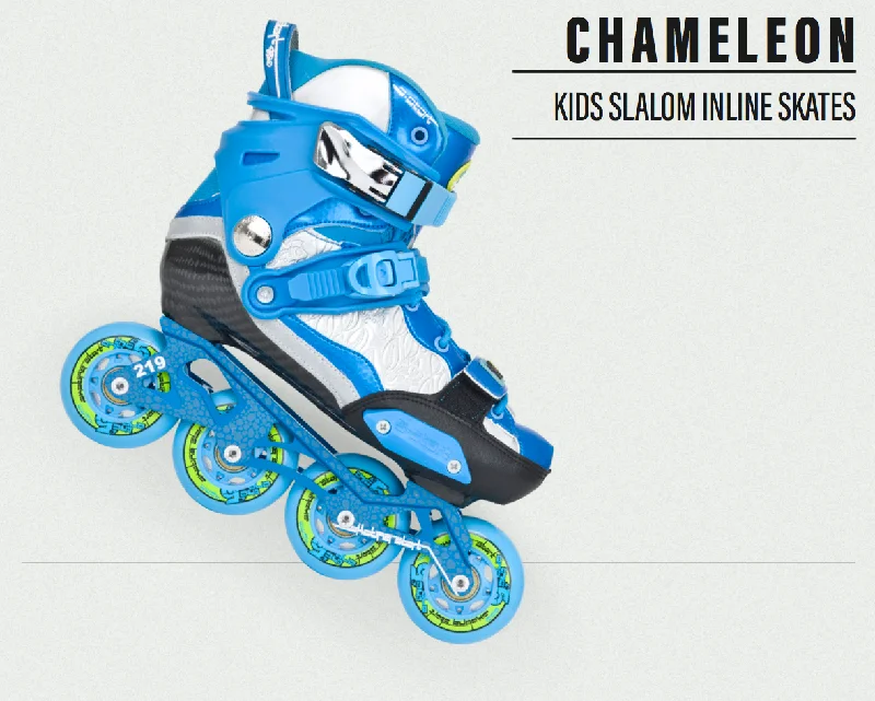 Lightweight Inline Skates for Smooth Rides-Chameleon Slalom Inline Skate