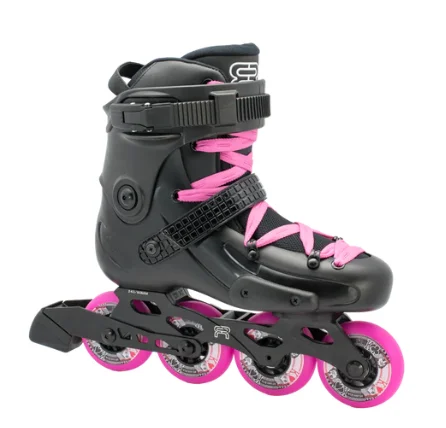 Adjustable Roller Skates for Growing Feet-FR - FRW 80 - BLACK & PINK