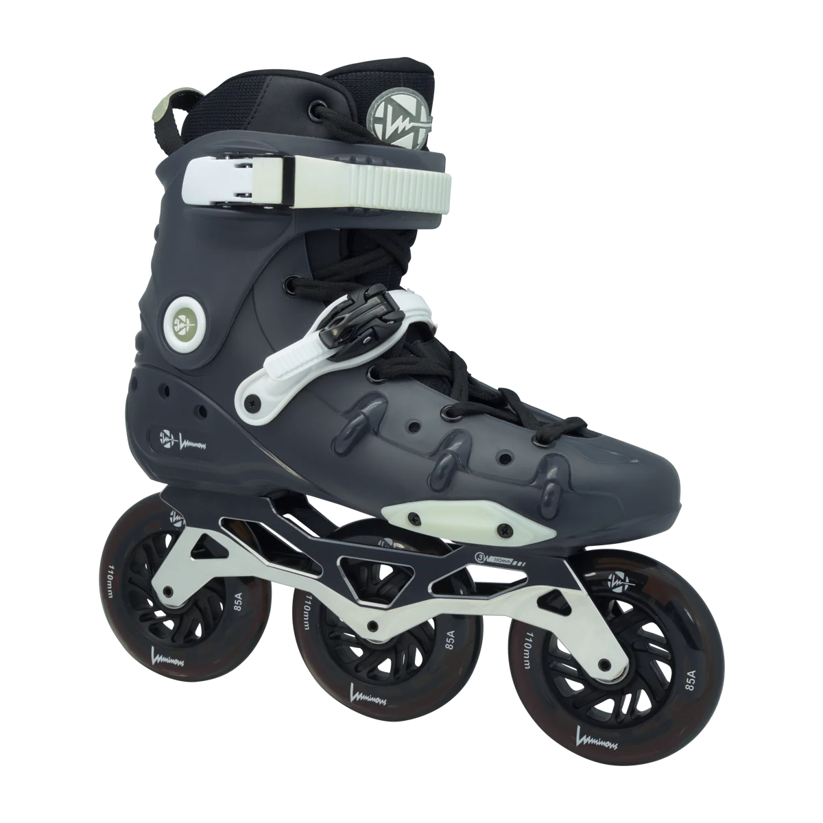 Comfortable Roller Skates with Padded Lining-Luminous - Ray 110 Dark