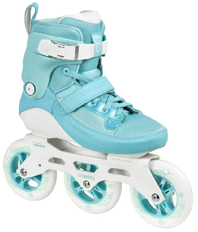 Adjustable Inline Skates for Kids with Safety Features-Powerslide Swell Aqua 11O Inline Skate