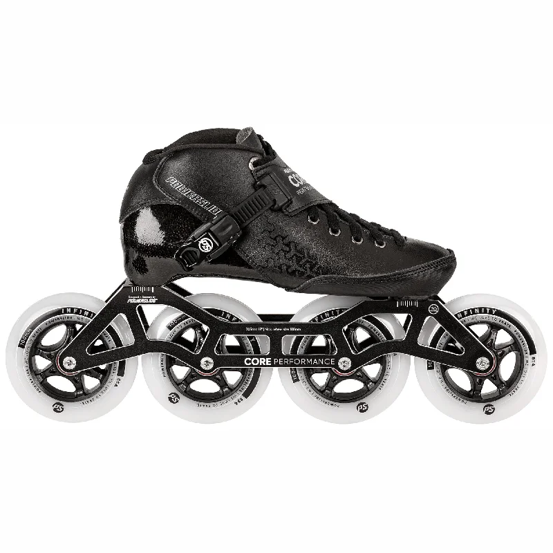 Adjustable Ice Skates for Easy Fit-Core Performance Black 4X100