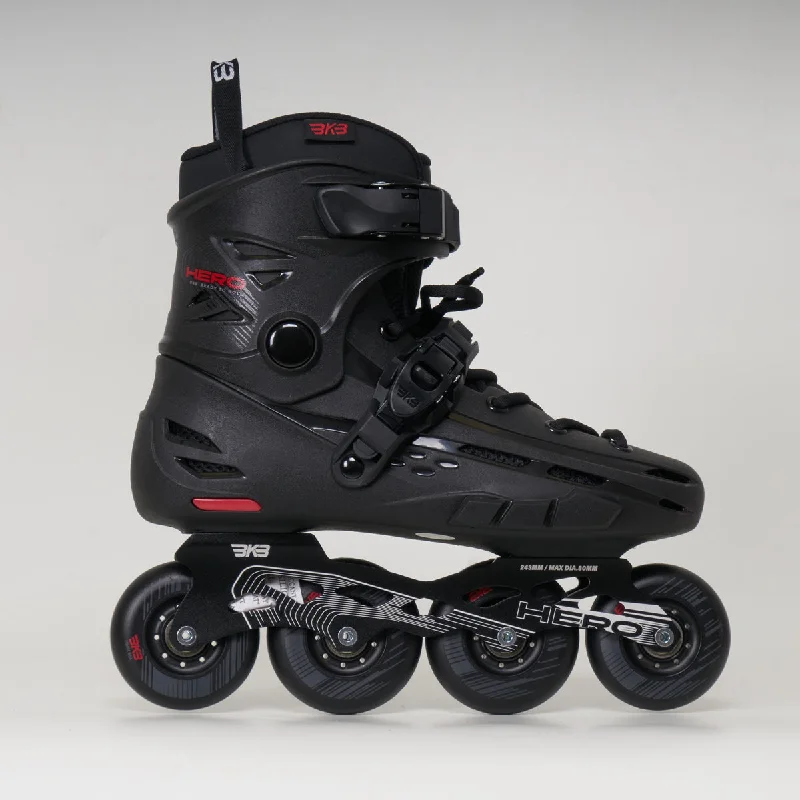 Pro-Level Roller Skates for Competition-Flying Eagle B6 Hero Inline Skates - Black (BKB)