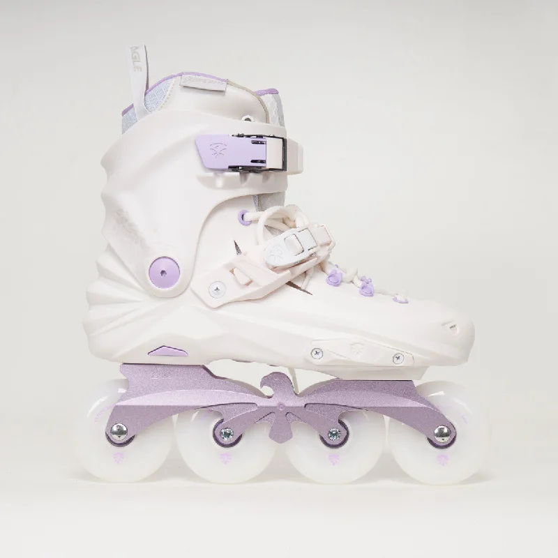 Trendy Roller Skates for Urban Commuting-Flying Eagle X7F Reaver 80 Inline Skates - White