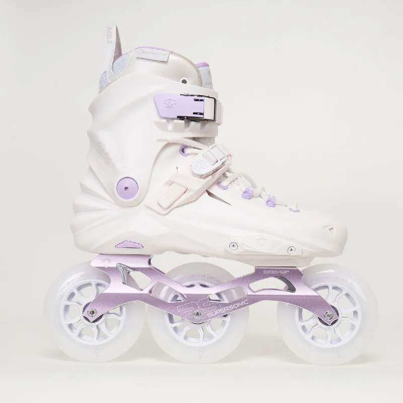 Comfortable Inline Skates for Long-Distance Riding-Flying Eagle X7T Reaver 110mm Inline Skates - White