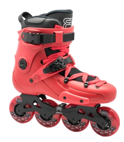 Roller Skates for Trick and Stunt Skating-FR - FR1 80 RED Spider Buckle