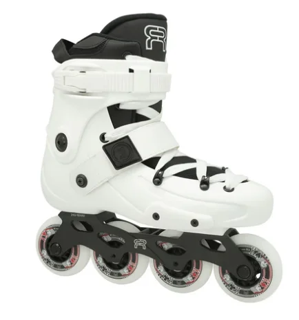 Roller Skates with Soft Wheels for Smooth Rides-FR - FRX 80 - WHITE