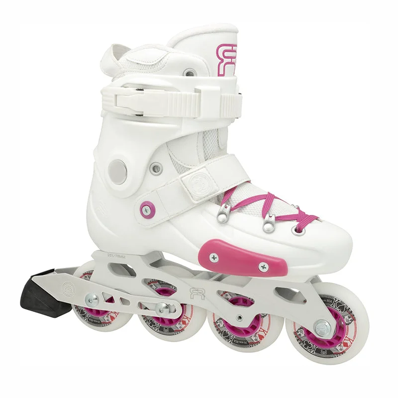 Stylish Inline Skates for Trendy Riders-FR Skates<br>FR J White / Pink