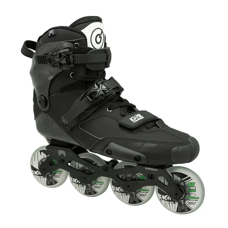 High-Performance Roller Skates for Competition-FR Skates<br>Igor 80 Black