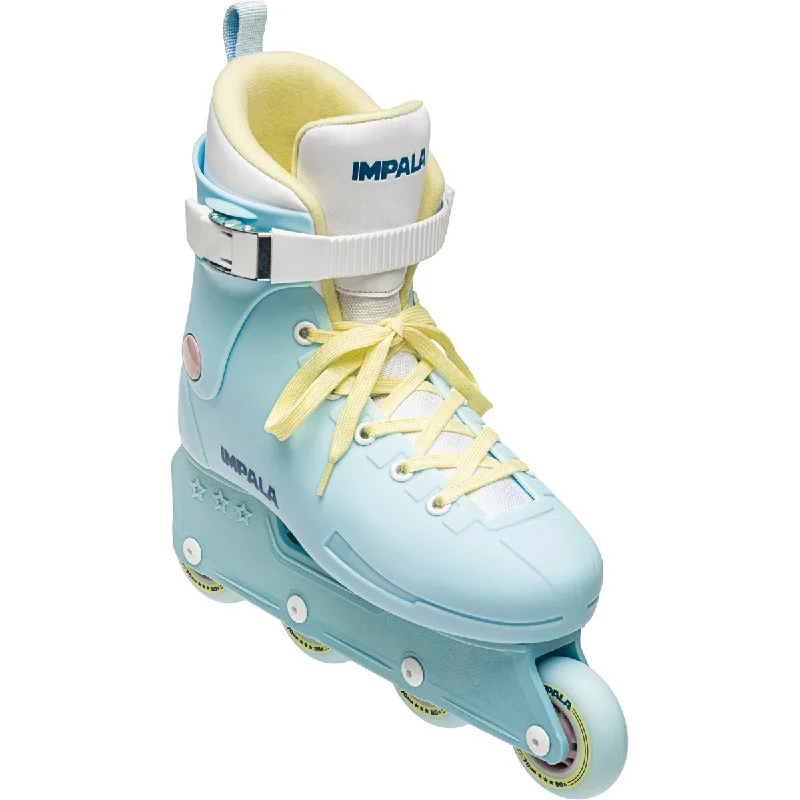 Professional Ice Skates for Smooth Spins-Impala - Lightspeed Inline Skate - Sky Blue / Yellow