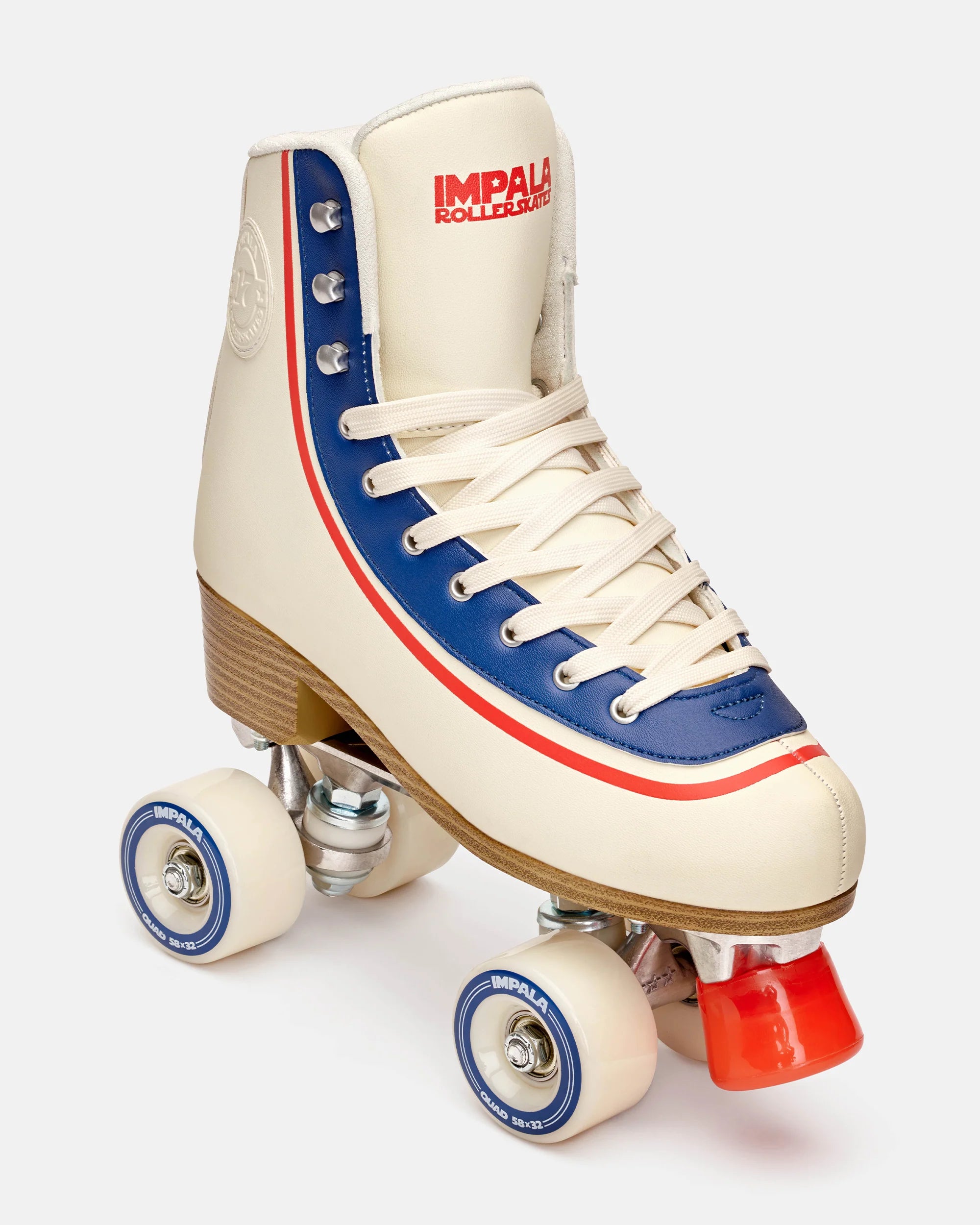 High-Speed Inline Skates for Competitive Racing-Impala Rollerskate - Vintage Stripe