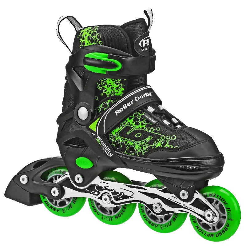 Soft-Boot Inline Skates for Comfort and Flexibility-Ion 7.2 Boy's Adjustable Inline Skates