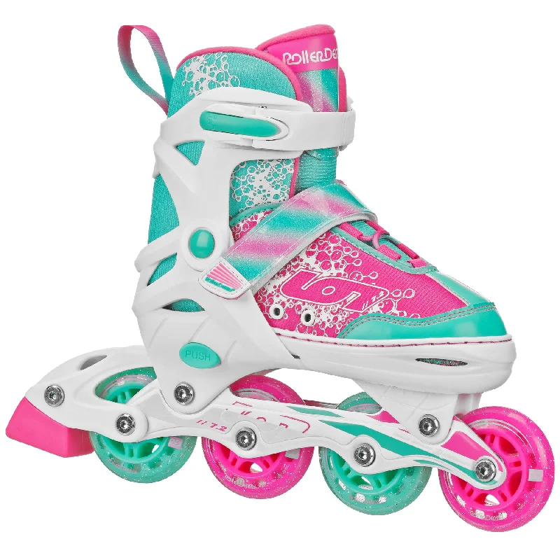 High-Performance Inline Skates for Speed Races-Ion 7.2 Girl's Adjustable Inline Skates