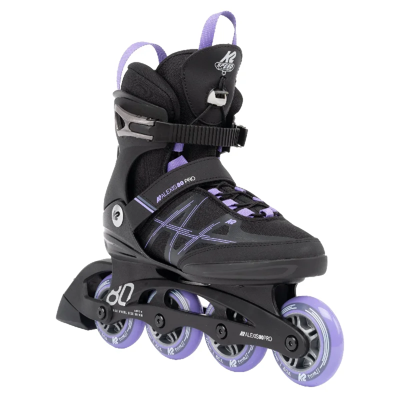 Stylish Roller Skates for Fun and Leisure-K2 Alexis 80 Pro Lavendar Womens Inline Skates