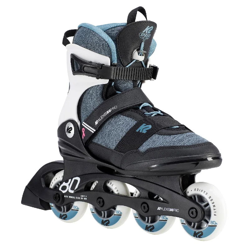 Roller Skates with Soft Wheels for Smooth Rides-K2 Alexis 80 Pro Womens Inline Skates 2019