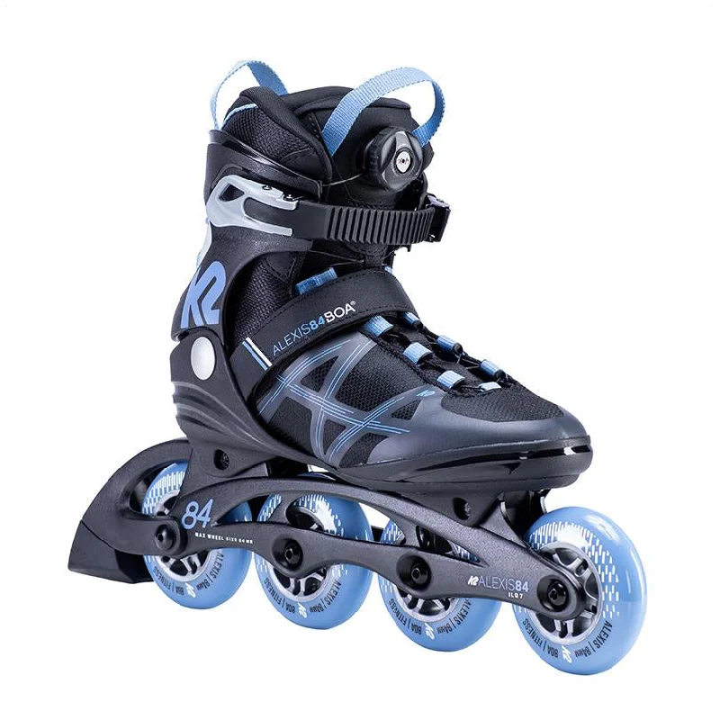 Custom Roller Skates with Colorful Designs-K2<br>Alexis 84 BOA