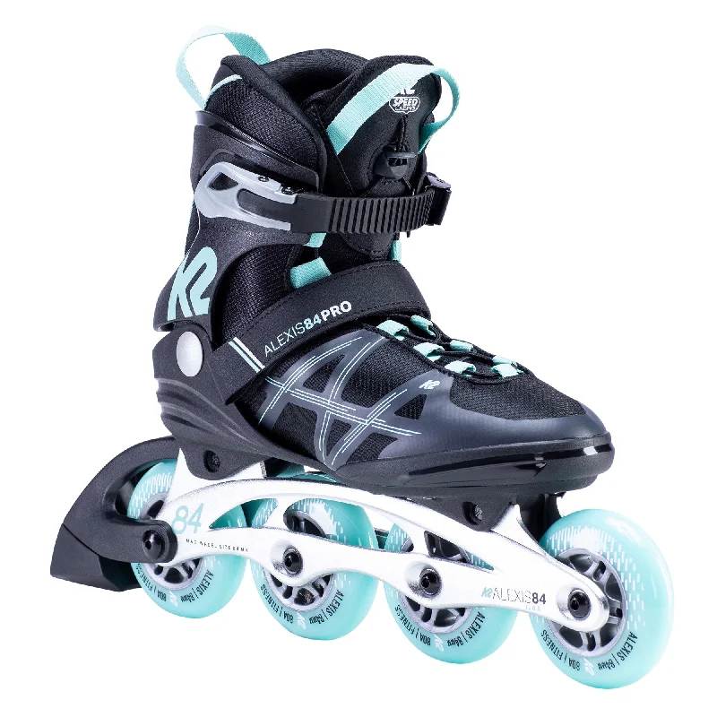 Comfortable Roller Skates with Soft Leather-K2 Alexis 84 Pro Womens Inline Skates