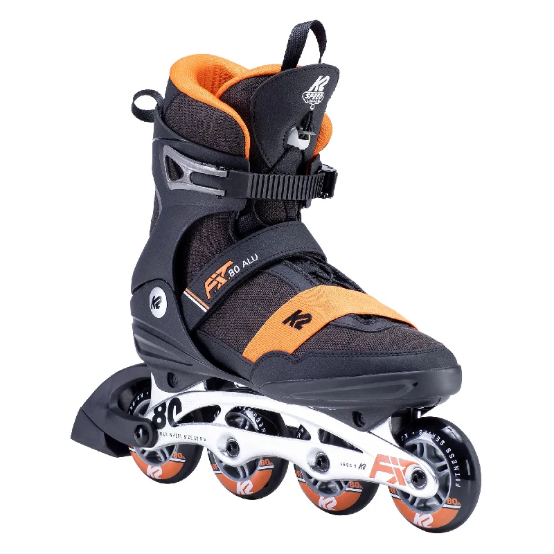 High-Performance Ice Skates for Competitive Skating-K2 F.I.T. 80 ALU Mens Inline Skates