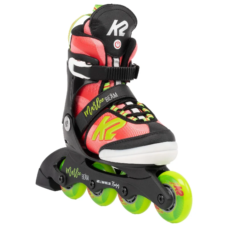 Durable Ice Skates for Outdoor Conditions-K2 Marlee Beam Girls Adjustable Inline Skates 2022