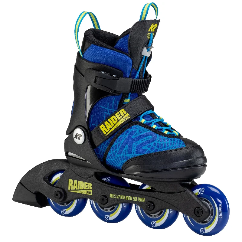 Comfortable Ice Skates for Smooth Turns-K2 Raider Pro Boys Adjustable Inline Skates 2022