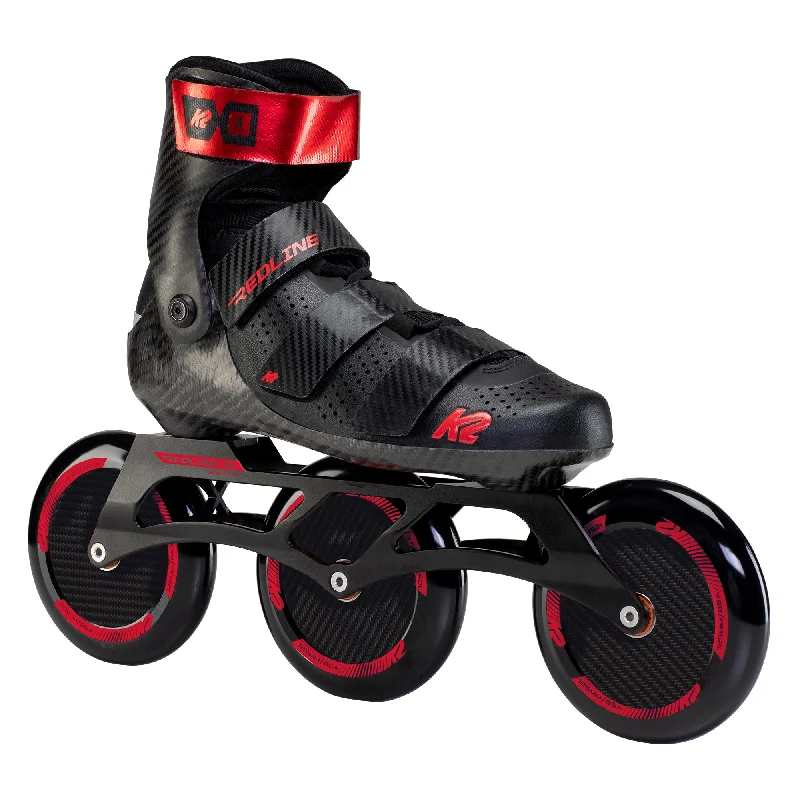 Custom Roller Skates with Customizable Colors-K2 Redline 125 Mens Inline Skates - (Size 10.5 NEW/Open Box)