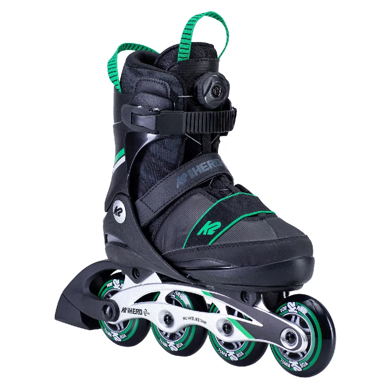 Comfortable Roller Skates for Pro-Level Rides-K2 Sk8 Hero Boa ALU Boys Adjustable Inline Skates