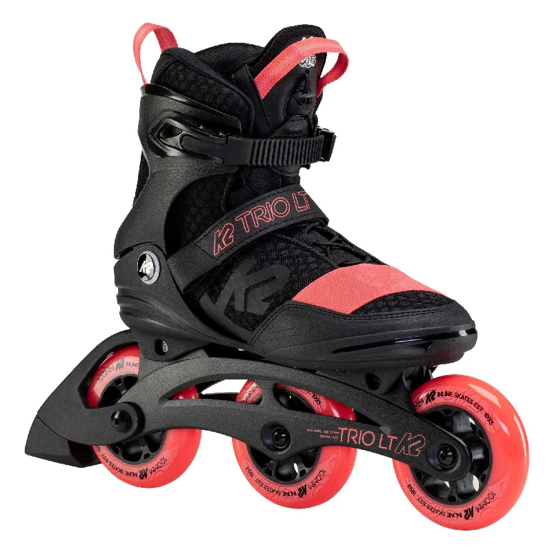 Professional Roller Skates for Serious Skaters-K2 Trio LT 100 Womens Urban Inline Skates - (Size 8.5 Lightly Used)