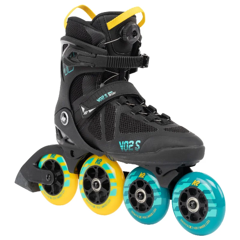 Lightweight Ice Skates for Quick Turns-K2 VO2 S 100X BOA Unisex Inline Skates