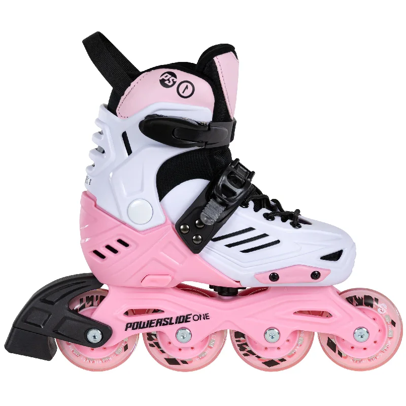 Roller Skates for Trick and Stunt Skating-Khaan Junior LTD Pink adj.