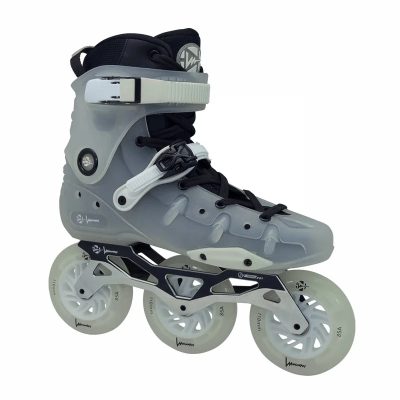 Premium Inline Skates for Advanced Performance-Luminous<br>Ray 110 Clear