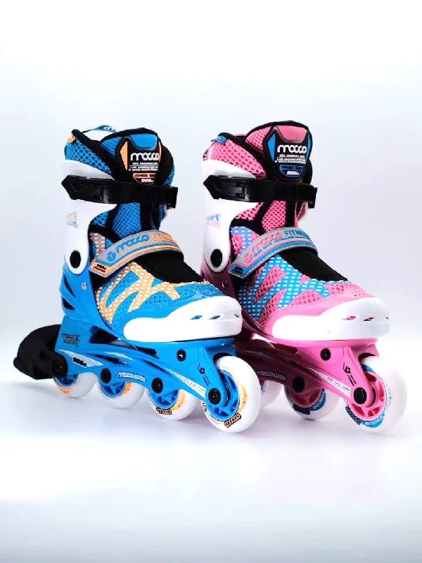 Electric Inline Skates for Effortless Rides-Macco - Kids Adjustable Inline Skates