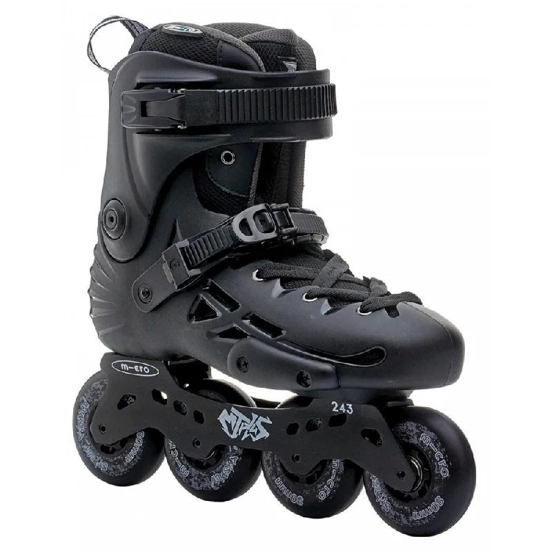 High-Speed Roller Skates for Fast Thrills-Micro Mt-Plus Black Unisex Urban Skates (Display Model - Out of Box)