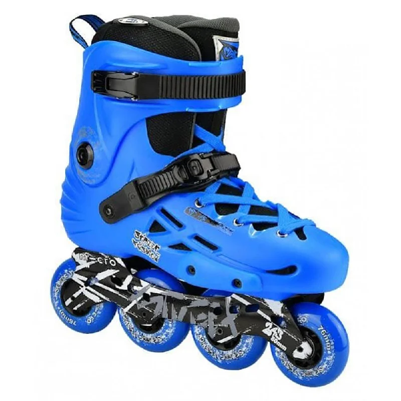 All-Weather Roller Skates for Any Season-Micro Mt-Plus Blue Unisex Urban Skates (Display Model - Out of Box)