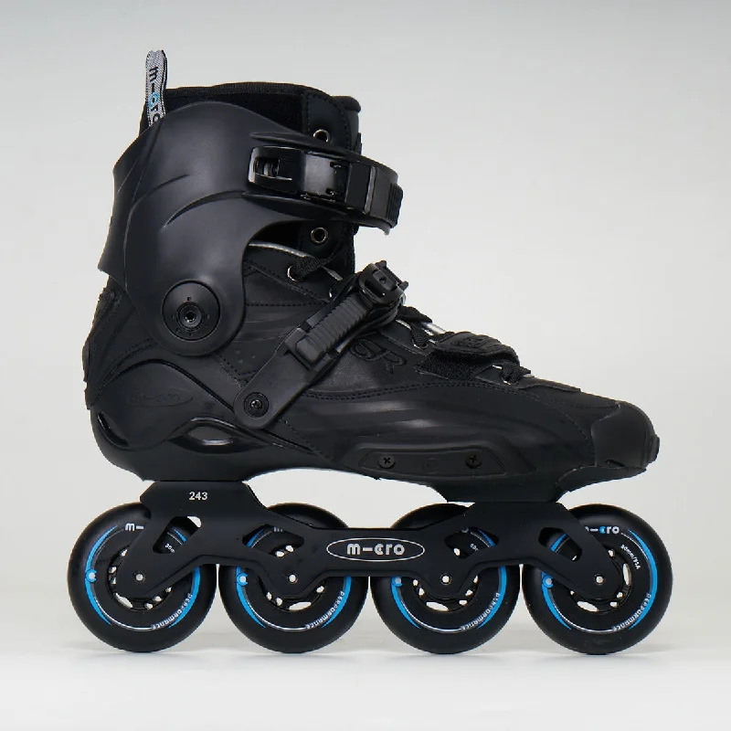 High-Speed Roller Skates for Performance Rides-Micro Super Inline Skates - Unisex - Black