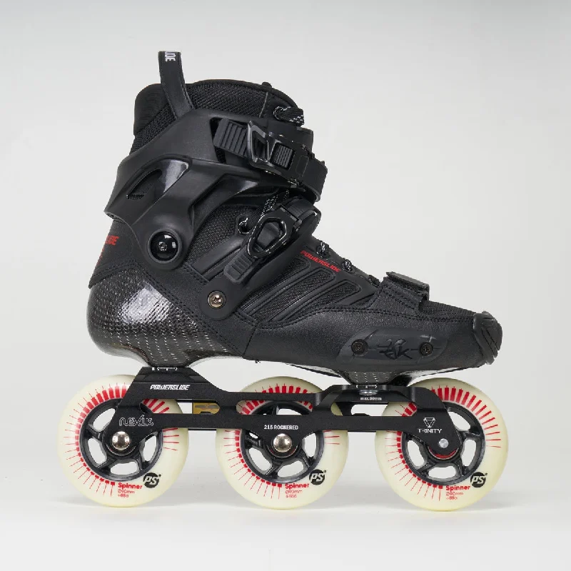 Performance Ice Skates for Figure Skating-Powerslide Hardcore Evo Pro 90 Inline Skates (HC Evo) - Unisex