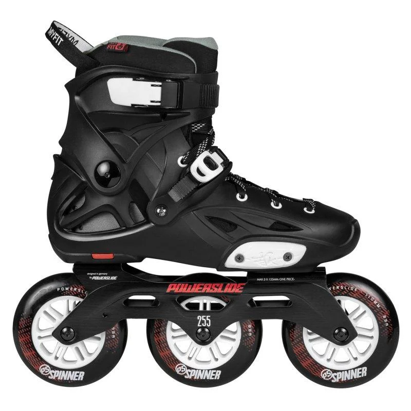 Adjustable Ice Skates for All Ages-Powerslide Imperial 110 Black Crimson