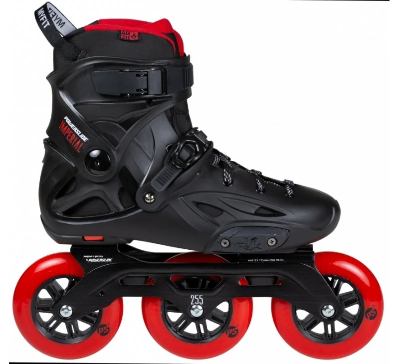 High-Quality Roller Skates for Advanced Riders-Powerslide Imperial 110 Black Red