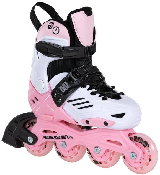 Customizable Ice Skates for Professional Fit-Powerslide Khaan Junior LTD Pink Inline Skates