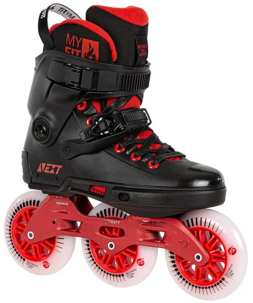 High-Performance Roller Skates for Competition-Powerslide Next Black Red 110 Inline Skates