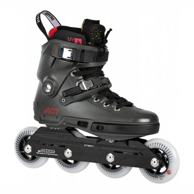 Comfortable Inline Skates for Long-Distance Riding-Powerslide<br>Next Charcoal 90