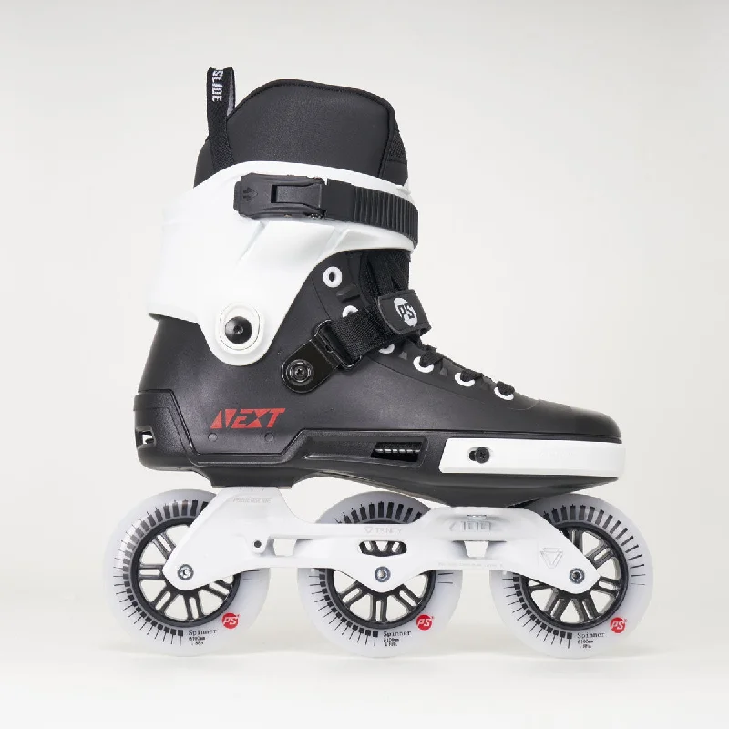 Adjustable Inline Skates for Family Fun-Powerslide Next Core 100 Inline Skates - Unisex - Black - 2024