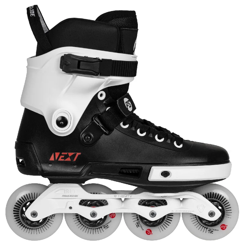 Soft Inline Skates for Comfortable Riding-Powerslide Next Core Black 80 Inline Skates