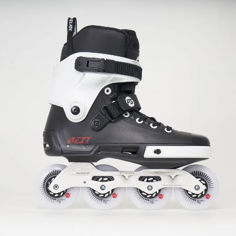 Soft-Boot Inline Skates for Comfort and Flexibility-Powerslide Next Core 80 Inline Skates - Unisex - Black - 2024