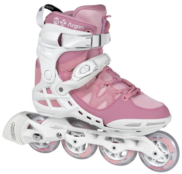 Comfortable Inline Skates with Ventilation-Powerslide Phuzion Argon Rose 80 Inline Skates