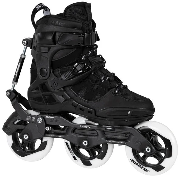 Lightweight Roller Skates for Fast Rides-Powerslide Phuzion Argon Syncro Black 110 Inline Skates