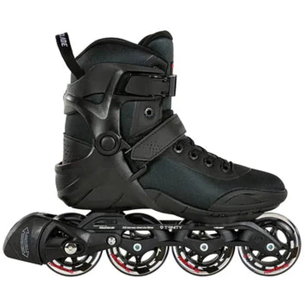 Stylish Roller Skates for Trendy Riders-Powerslide Phuzion Radon Black 80 Inline Skates